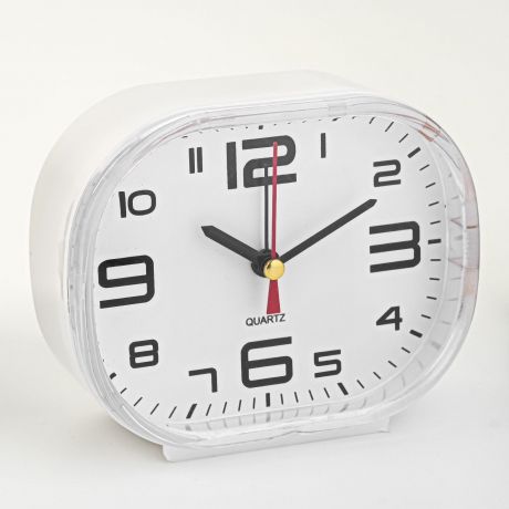 Часы-будильник Вставай, размер: 12х10см, белый