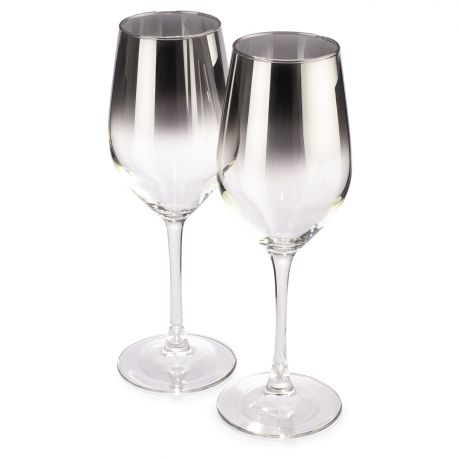 Набор бокалов для шампанского Селест Серебряная Дымка, 2 шт, 160 мл, стекло
