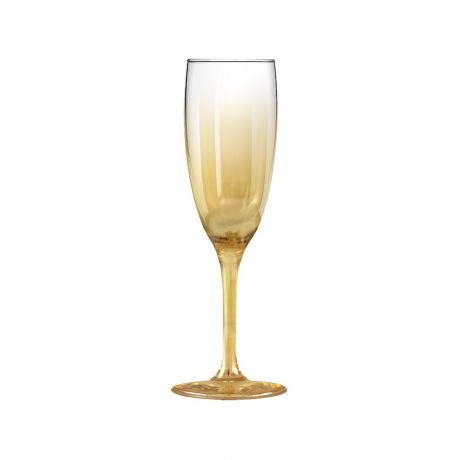 Бокал для шампанского Янтарь градиент, 170 мл, стекло