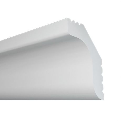 Плинтус потолочный экструдированный ПЛИНТЭКС C20/25, 20х25х2000мм, белый