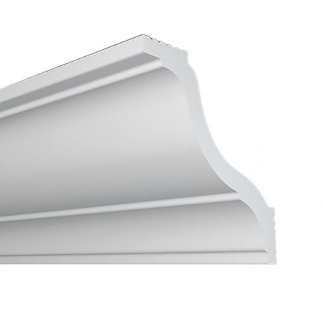 Плинтус потолочный экструдированный ПЛИНТЭКС W60/60, 60х60х2000мм, белый
