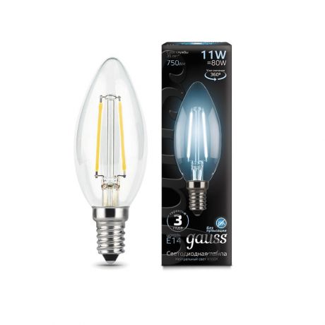 Лампа светодиодная Filament GAUSS