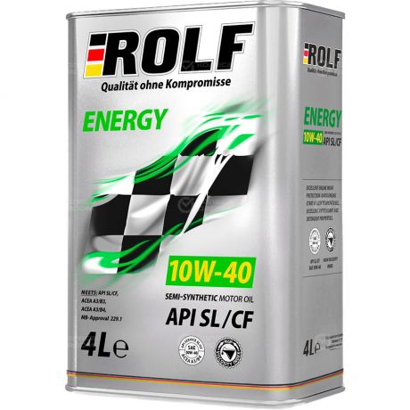 Rolf Моторное масло Rolf Energy SL/CF 10W-40, 4 л