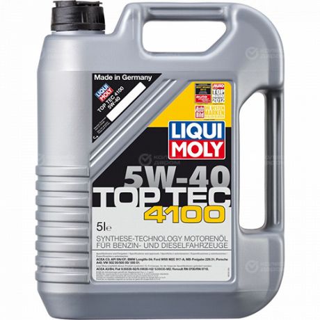 Liqui Moly Моторное масло Liqui Moly Top Tec 4100 5W-40, 5 л