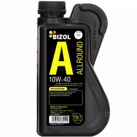 Bizol Моторное масло Bizol Allround 10W-40, 1 л