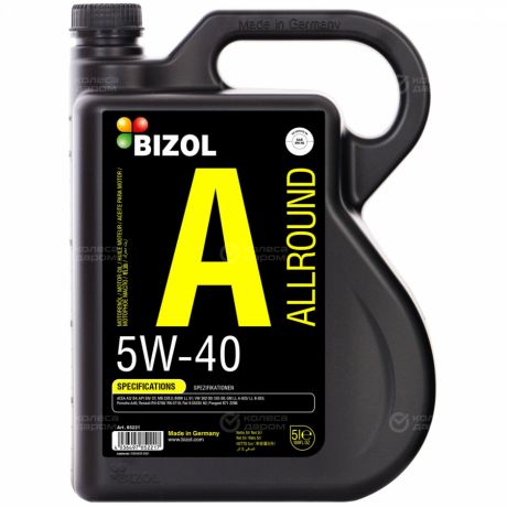 Bizol Моторное масло Bizol Allround 5W-40, 5 л
