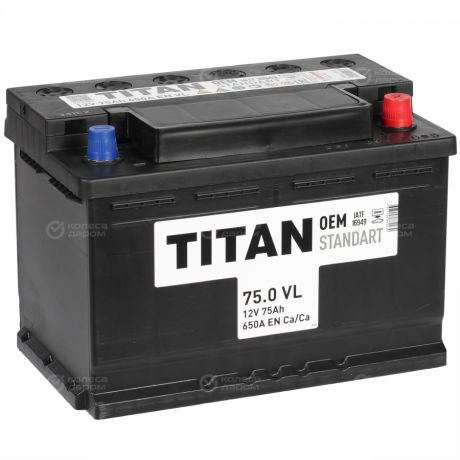Titan Автомобильный аккумулятор Titan 75 Ач обратная полярность L3