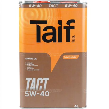 Taif Моторное масло Taif TACT 5W-40, 4 л