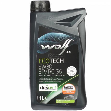 WOLF Масло моторное WOLF ECOTECH SP/RC G6 5W-30 1л