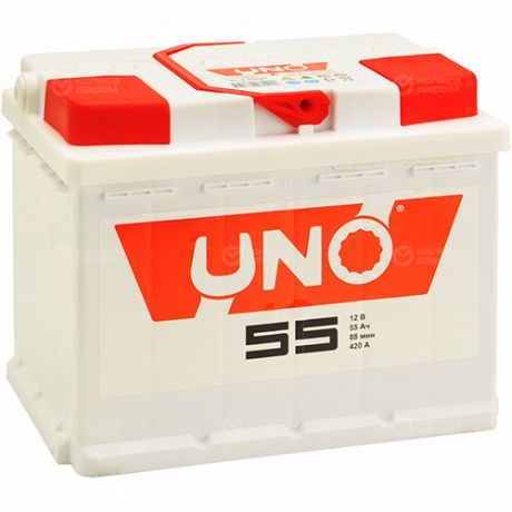 Uno Автомобильный аккумулятор Uno 55 Ач прямая полярность L2