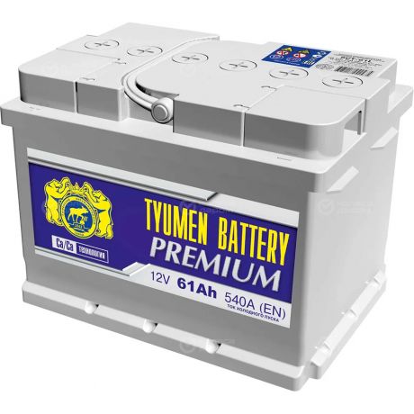Tyumen Battery Автомобильный аккумулятор Tyumen Battery 61 Ач обратная полярность LB2