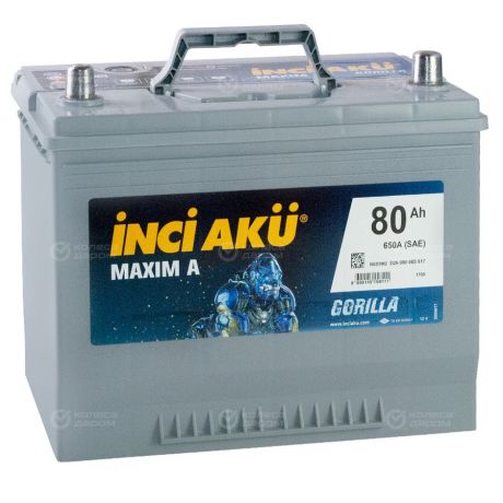 Inci Aku Автомобильный аккумулятор Inci Aku 80 Ач обратная полярность D26L