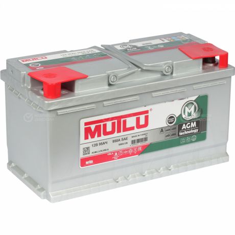 Mutlu Автомобильный аккумулятор Mutlu 95 Ач обратная полярность L5