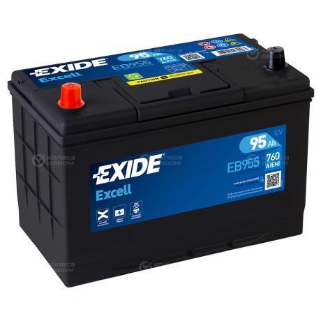 Exide Автомобильный аккумулятор Exide 95 Ач прямая полярность D31R