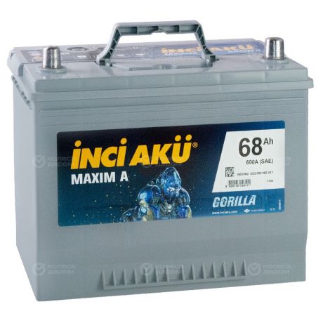 Inci Aku Автомобильный аккумулятор Inci Aku 68 Ач обратная полярность D23L