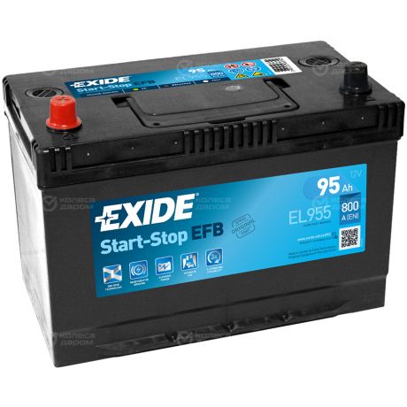 Exide Автомобильный аккумулятор Exide 95 Ач прямая полярность D31R