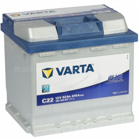 Varta Автомобильный аккумулятор Varta 52 Ач обратная полярность L1