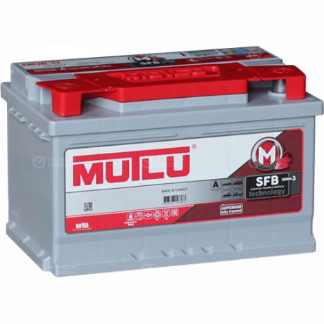 Mutlu Автомобильный аккумулятор Mutlu 80 Ач обратная полярность LB4
