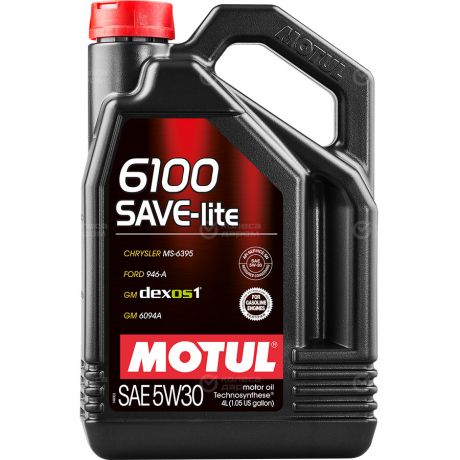 Motul Моторное масло Motul 6100 Save-lite 5W-30, 4 л