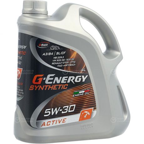 G-Energy Моторное масло G-Energy Synthetic Active 5W-30, 4 л