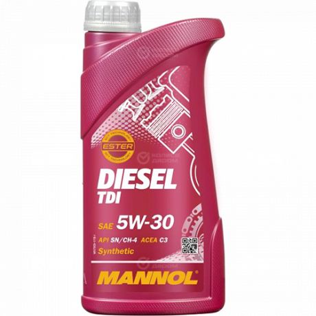 MANNOL Моторное масло MANNOL Diesel TDI 5W-30, 1 л