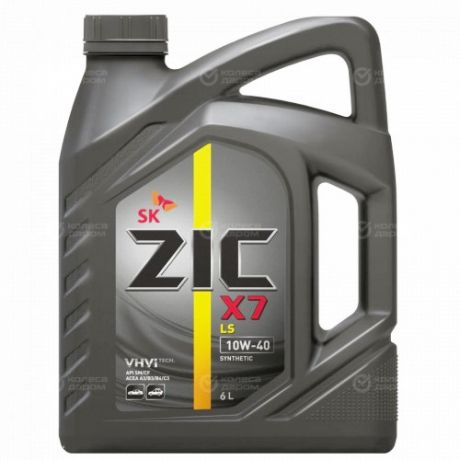 ZIC Моторное масло ZIC X7 LS 10W-40, 6 л