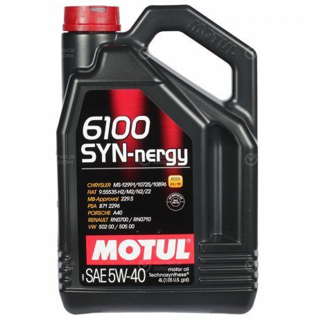 Motul Моторное масло Motul 6100 SYN-NERGY 5W-40, 4 л