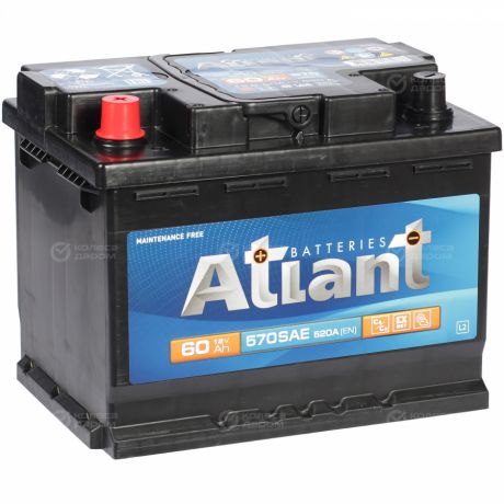 Atlant Автомобильный аккумулятор Atlant 60 Ач прямая полярность L2