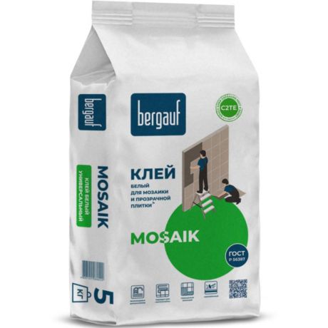 Клей для мозаики Bergauf Mosaik, 5 кг