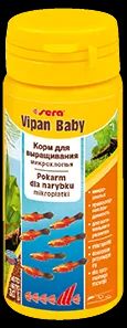 Sera Vipan Baby корм из микрохлопьев для мальков и растущих рыбок, 50мл