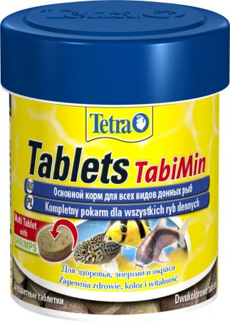 Tetra Tablets TabiMin корм для рыб 66 мл, 120 таб.