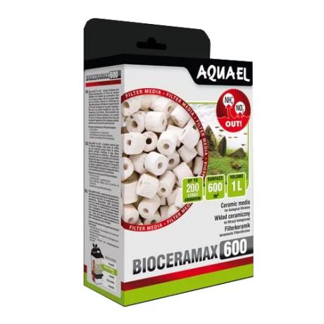 Aquael BIO CERAMAX PRO 600 Наполнитель для фильтра керамические цилинды, уп. 1л