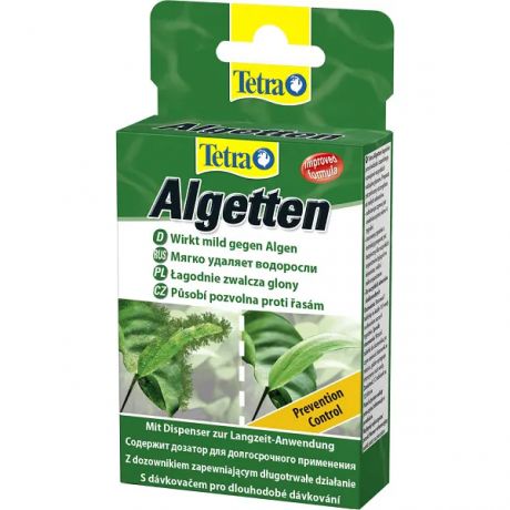 Tetra Algetten средство против водорослей на объем 120 л, 12 таблеток