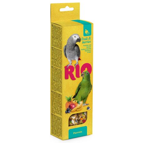Rio Палочки для попугаев с фруктами и ягодами, 2х90 г