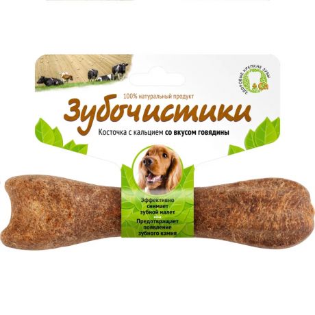 Деревенские лакомства Зубочистики лакомство для собак со вкусом говядины, уп. 95г