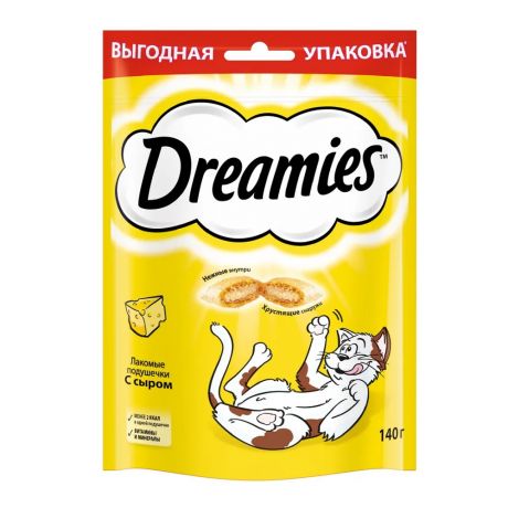 Dreamies Дримис 140г лакомство для кошек с сыром