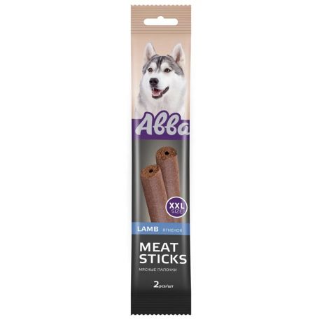 Aвва Лакомство для собак мясные палочки с ягненком XXL, 180гр (2 шт. в упаковке)