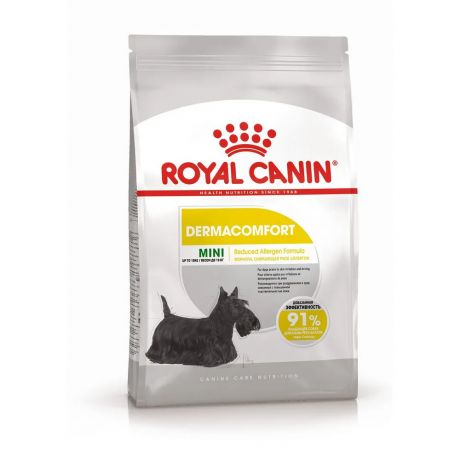 Royal Canin Mini Dermacomfort сухой корм для собак маленьких пород, склонных к кожным раздражениям и зуду, 3кг