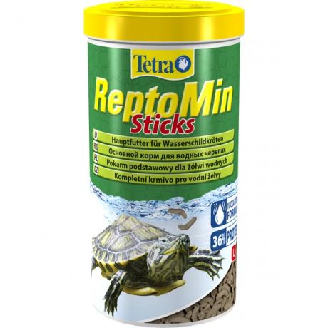 Tetra Корм для водных черепах ReptoMin гранулы, 1л/300г