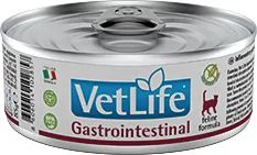 Farmina Vet Life Gastrointestinal диетический влажный корм для кошек при заболеваниях ЖКТ, 85г