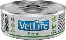 Farmina Vet Life Renal диетический влажный корм для кошек при почечной недостаточности, с курицей, 85г