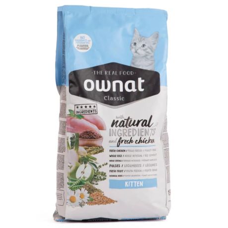 Ownat Kitten Classic сухой корм для котят с курицей, 1.5 кг