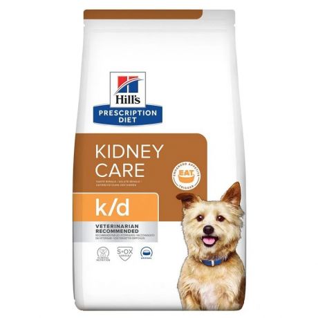 Hill's Prescription Diet k-d Kidney Care сухой корм для собак при профилактике заболеваний почек с курицей, 1,5 кг