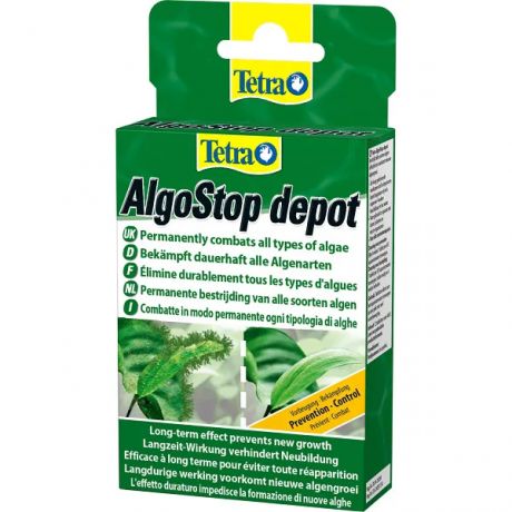 Tetra ALGOstopdepot средство против водорослей длительного действия на объем 600 л, 12 таб.