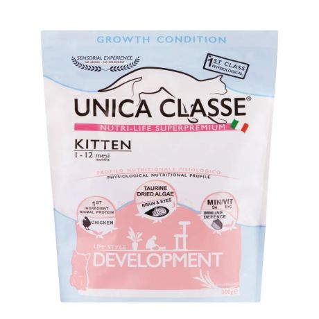 UNICA Kitten Development сухой корм для котят с курицей, 300 гр