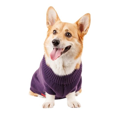 Petmax Свитер для собак 55см 4XL фиолетовый (унисекс)