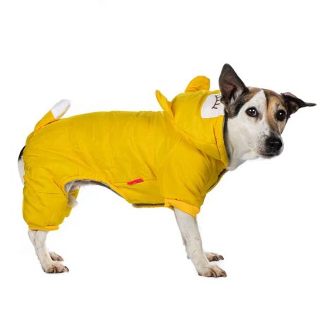 Petmax Комбинезон с капюшоном для собак 2XL желтый (унисекс)