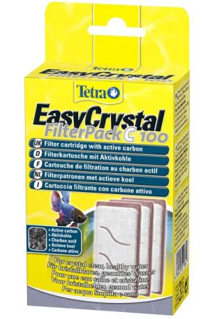 Tetra EasyCrystalFilterPack C 100 картридж с углем для внутреннего фильтра дляаквариума Cascade Globe 6,8 л