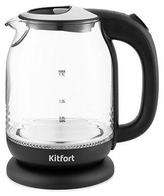 Чайник электрический Kitfort KT-654-6 чёрный