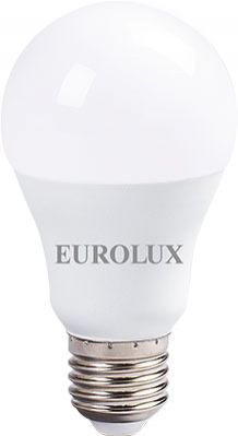 Лампа светодиодная Eurolux LL-E-A60-7W-230-2 7K-E27 (груша 7Вт тепл. Е27) белый